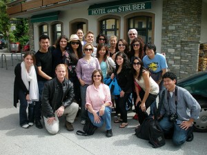 group photo in Salzburg