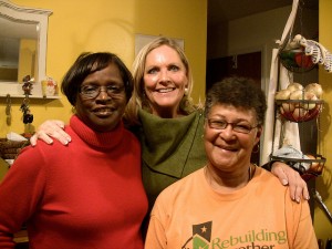 Phyllis Slack, Dona Hodge Nichols and Linda Harris reunited 47 years after their Savannah, Ga. school was integrated for the first time. Slack and Harris were the first blacks to integrate the all-white Southern school and are now the subject of a documentary by Nichols titled, "The Token From Montgomery Cross Road." (Dona Nichols image)