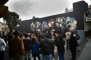 Associate Professor Michael Cheers was interviewed by the San Jose Mercury News at the unveiling of a downtown mural.
