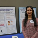 Ashleen Sandhu, an undergraduate student in the Charles W. Davidson College of Engineering's biomedical, chemical and materials engineering department, presented a research poster at the annual Celebration of Research on Feb. 10.