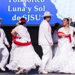 Members of Grupo Folklorico Luna y Sol performed three dance variations from the Veracruz region of Mexico.