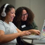 SJSU and Adobe co-hosted Adobe CreativeJam, where graphic design students learn from design professionals and compete in a tournament. (Photo: James Tensuan, '15 Journalism)