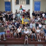 San Jose State University Alumni gather at International House for the 40th anniversary of the organization on Friday, Aug. 3, 2018. (Photo: Jim Gensheimer)