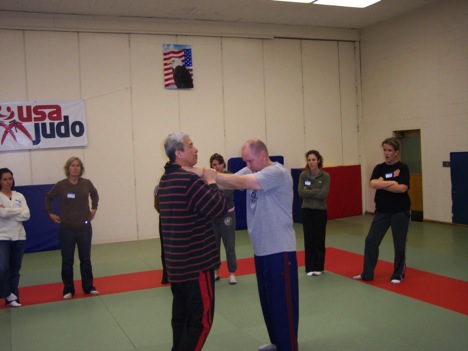 Dr. Chen lectured a 5-hour self-defense instructor training workshop for 18 middle and high school teachers at SJSU.