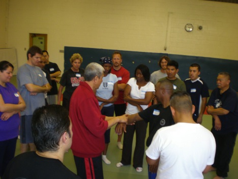 Dr. Chen lectured a 8-hour self-defense instructor training workshop for 36 teachers in Antioch School District. It was the first of series of self-defense instructor training workshops sponsored by CAHPERD for California middle and high school teachers.