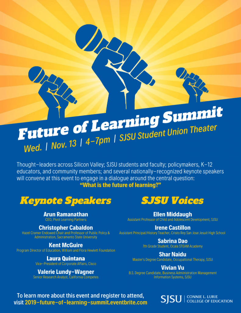 SJSU Lurie College of Education Future of Learning Summit