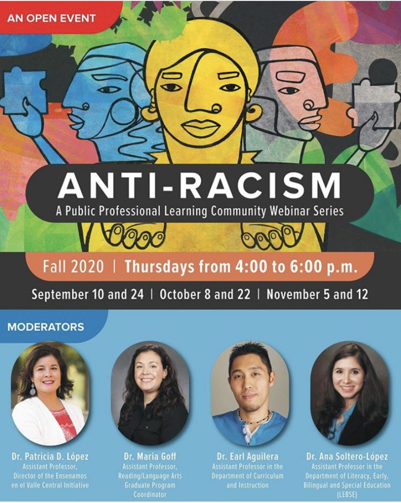 Fresno State Anti-Racism Webinars