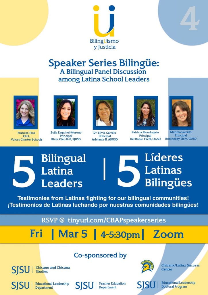 CBAP Speaker series - Bilingual Latina Leaders