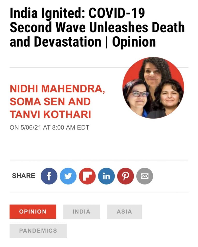 SJSU Lurie College of Education Communicative Disorders and Sciences Faculty Nidhi Mahendra Newsweek OpEd