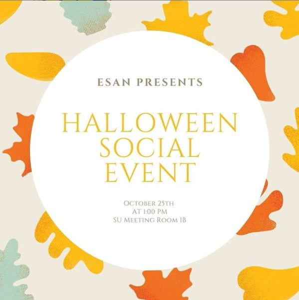 SJSU Lurie College of Education Early Childhood Student Alumni Network ESAN Fall 2021 Halloween Social