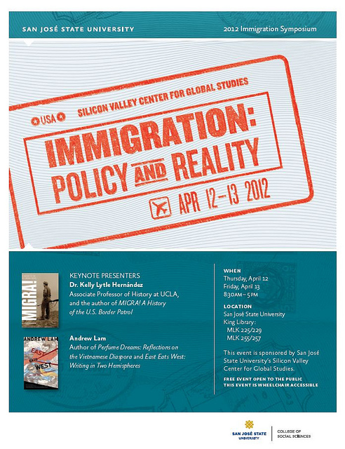 Immigration Symposium flyer