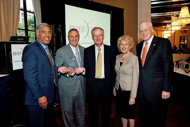 President Qayoumi Presents Award to STEM Tool Developed by Raytheon