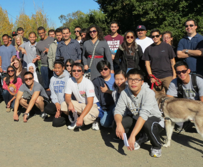 engineering students visit water resources