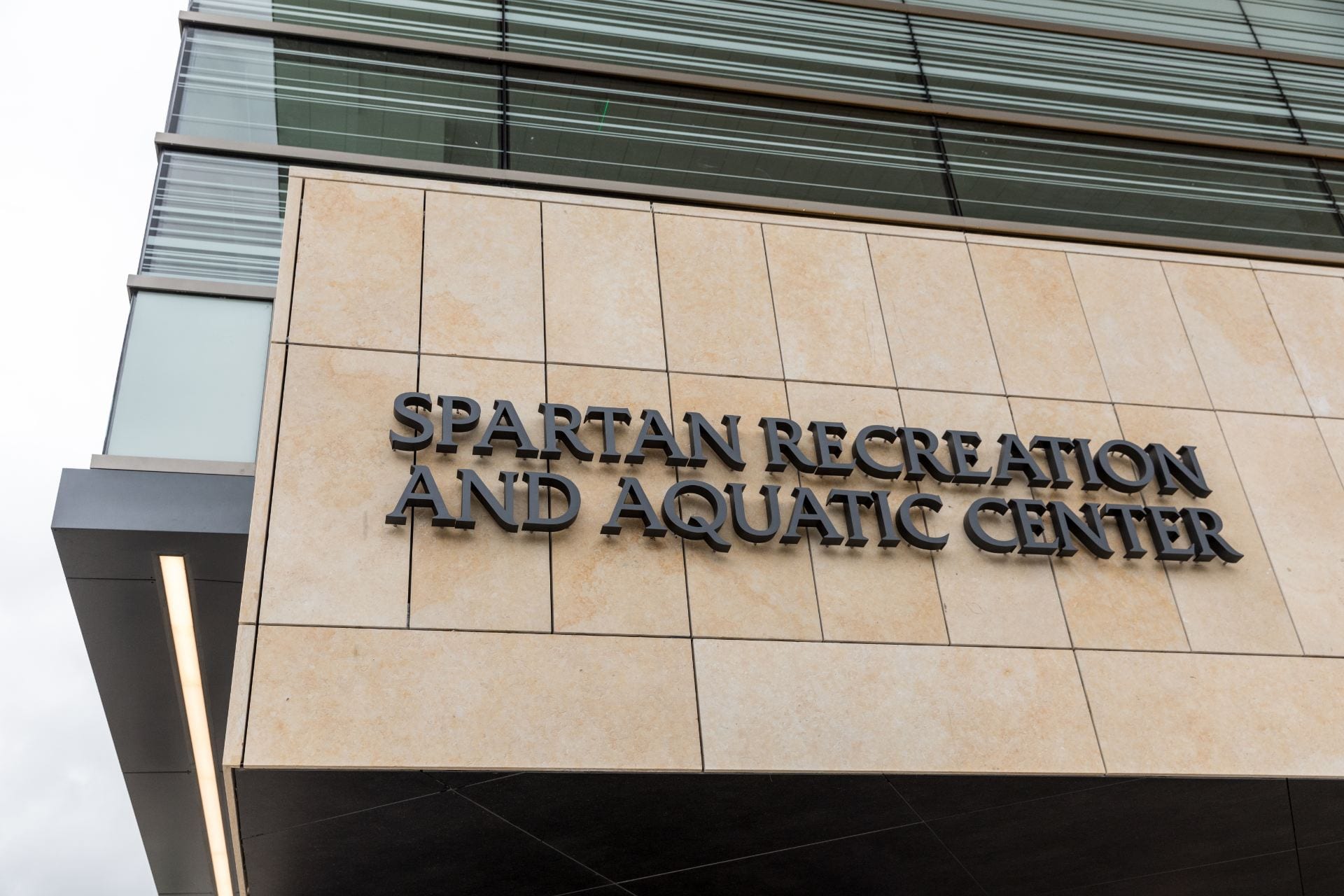 Students and community members are invited to a ribbon cutting for the Spartan Recreation and Aquatic Center on April 18. Photo by David Schmitz