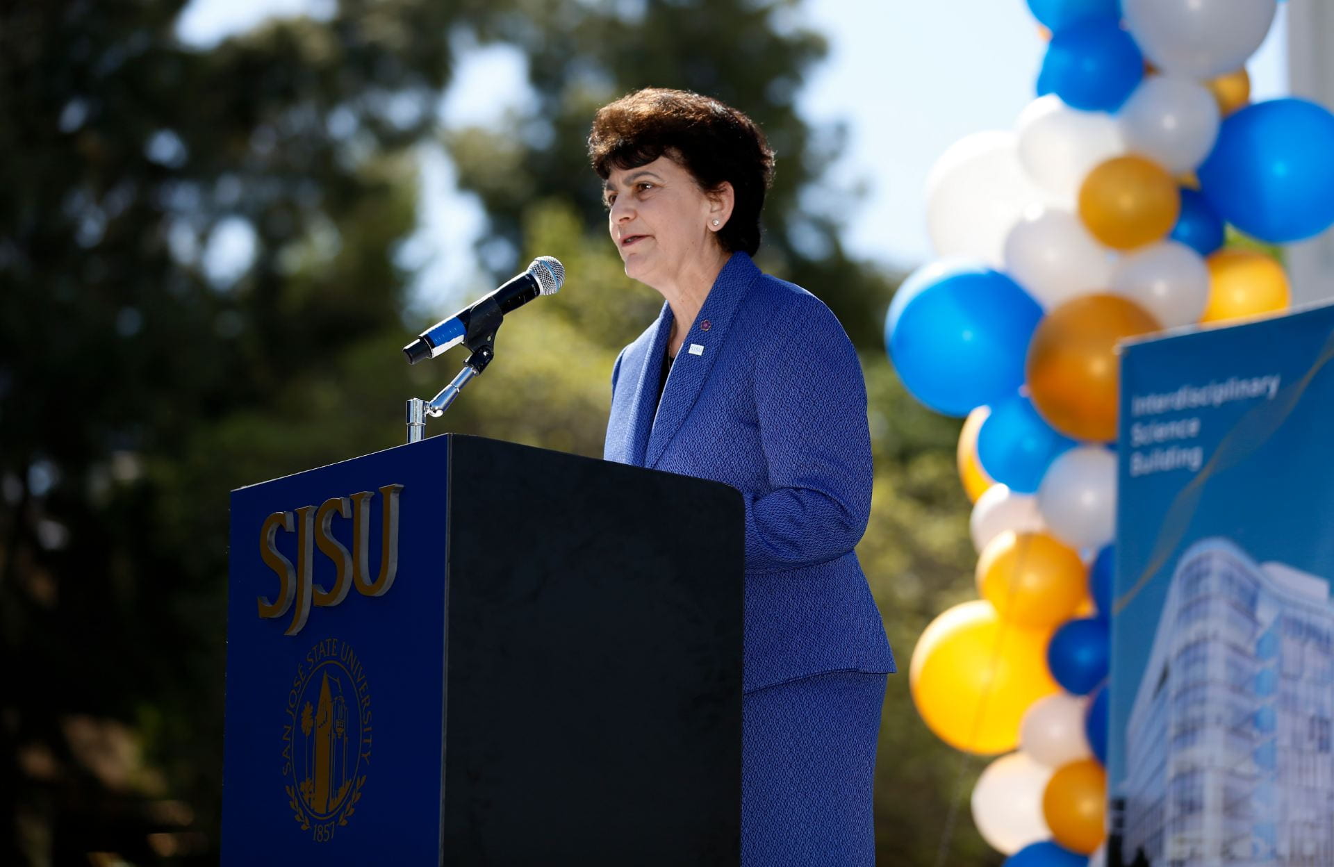 San Jose State University president Dr. Mary A. Papazian, was named to the Silicon Valley Business Journal's 2019 Women of Influence list. (Photo: Josie Lepe, '03 BFA Photography )