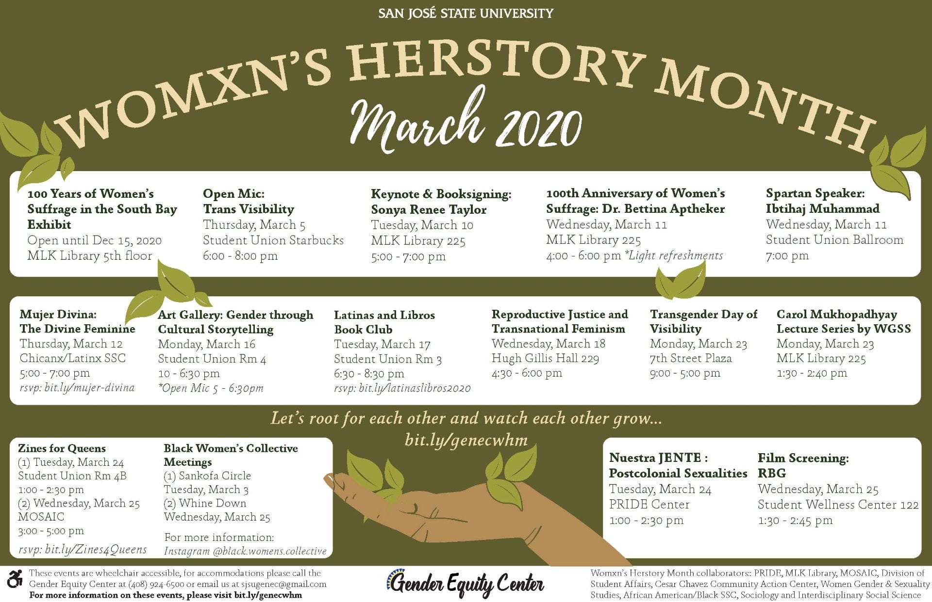 Womxn's Herstory Calendar 2020