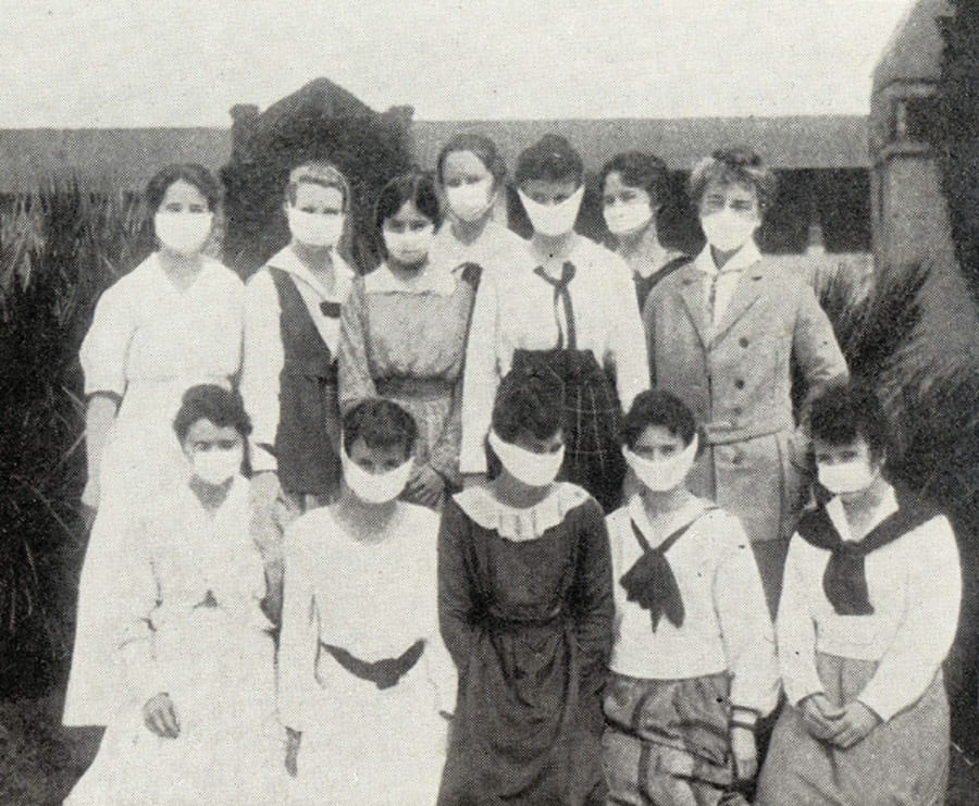San Jose Normal School Students in 1918