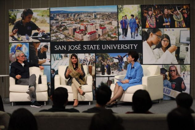 Tim Cook, Malala, and President Papazian