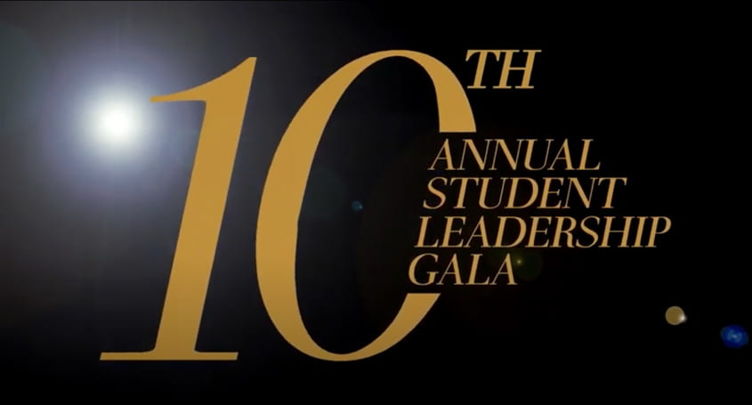 10th Annual Student Leadership Gala.