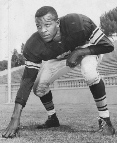 Chuck Alexander played on the Spartan football team in the late 1950s. Photo courtesy of the Alexander family.