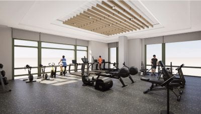 Spartan Village on the Paseo on-site fitness facilities.
