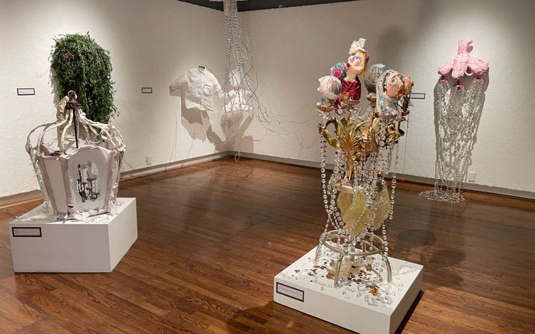 “Over the Top: Chandelierium” Art Exhibit Features Recycled Material