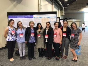 Faculty and students at the 2018 California Academy of Nutrition and Dietetics annual conference in May in Pomona.
