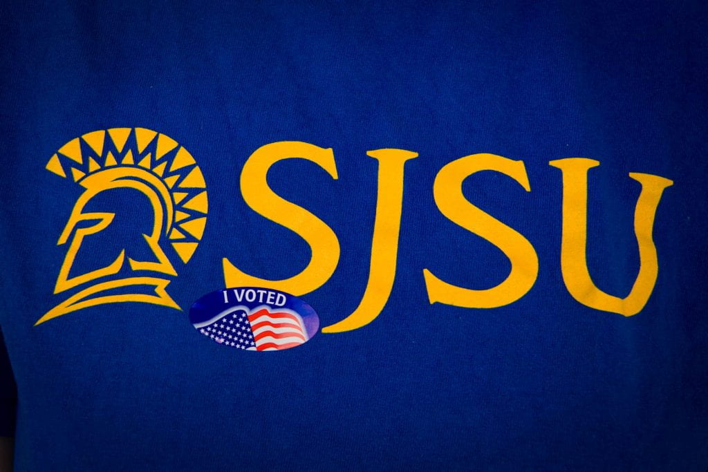 SJSU I Voted banner