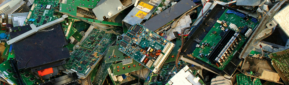 Landfill of e-waste